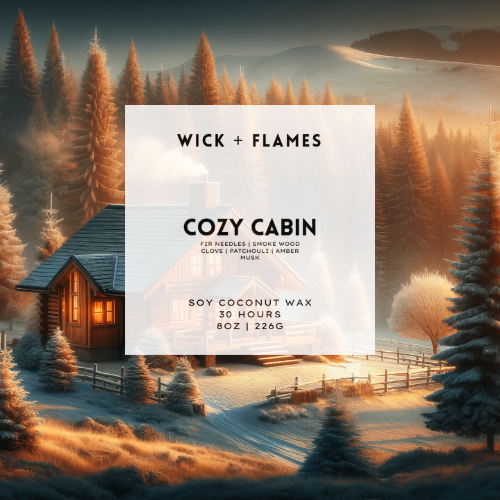 🏡COZY CABIN🏡 - 8oz Candle