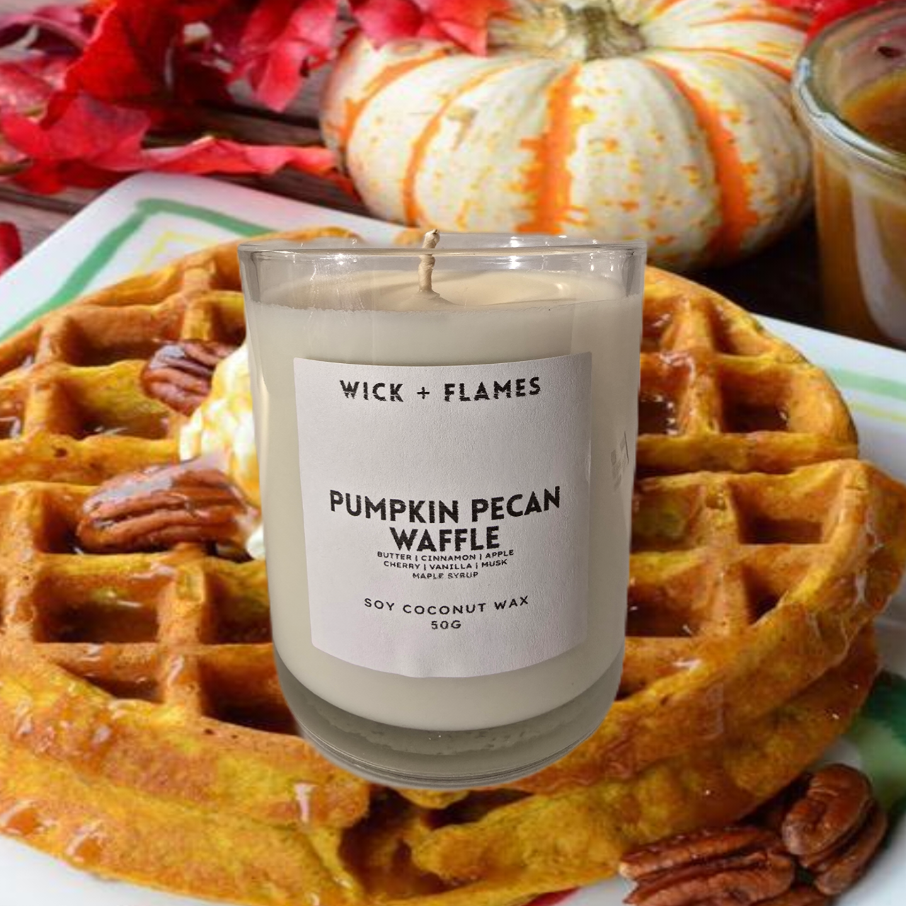 🧇PUMPKIN PECAN WAFFLE🧇 - 8oz Candle